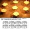 50 Pcs Sliver Candle Mold Container Aluminum DIY Candle Making Bases  For DIY Candle Making