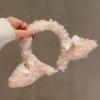Plush Sheep Ears Headband Fancy Props Headwear Fashion Plush Hairband  Costume Party
