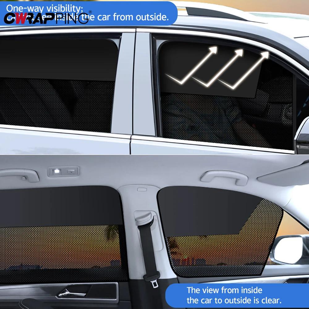 Автомобильная шторка от солнца на окно, магнитная присоска, шторка от солнца для ребенка, переднее, заднее, боковое окно для грузовика, авто, защита от солнца и УФ-лучей, аксессуары