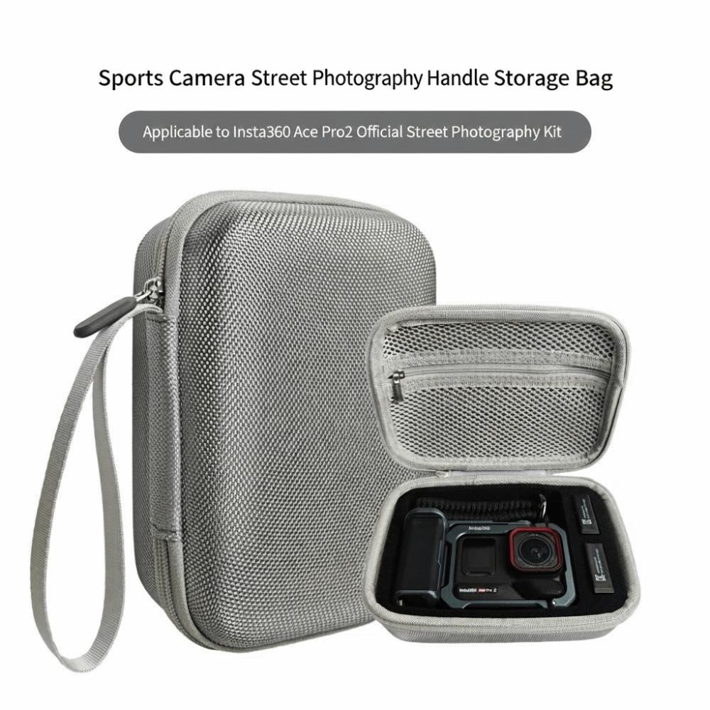EVA Storage Bag For Insta360 Ace Pro 2/1 Xplorer Grip Travel Bag Outdoor Activities