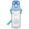 Skater Clear Plastic Water Starry Sanrio with Graduations for Hydration Kids' Bottle, 480ml, Cinnamoroll, Sky, Design, Management, PSB5TRC-A
