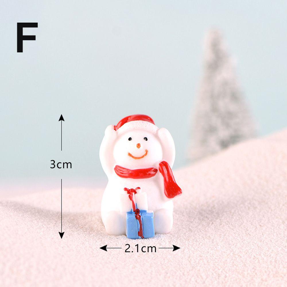 Fairy Garden Decoration Dollhouse Figures Figurines Ornaments Christmas Miniature Micro Landscape