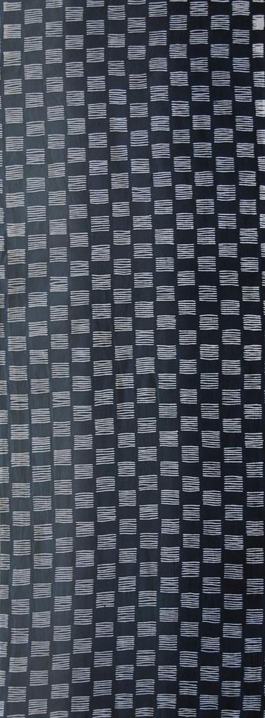 Todaya Shoten Tenugui Checkered Pattern 974 Nashien-zome (hand Towel) -