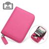 Rfid Card Holder 100% Genuine Leather Business Card Wallet Organ Card Bag Female Bag Japanese