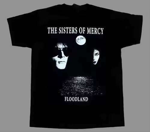 Harajuku T Shirts The Sisters of Mercy T-shirt Black Cotton Men's and Women's Same Print Cotton Retro Casual Top Graphic