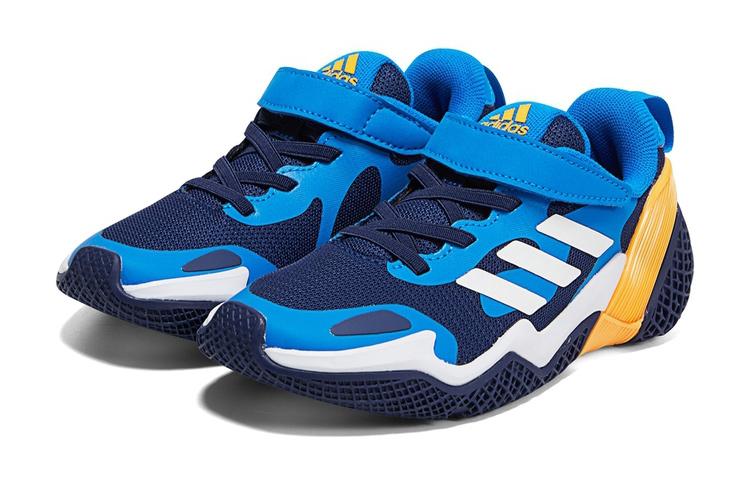 adidas 4Uture Rnr El K Удобные, нескользящие, износостойкие, легкие спортивные повседневные туфли Сине-белые Детские GZ5861