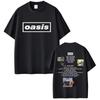 Футболка O-Oasis Футболки британской рок-группы Мужская Женская Повседневная Футболка оверсайз Мужские Высококачественные Хлопковые Футболки с коротким рукавом