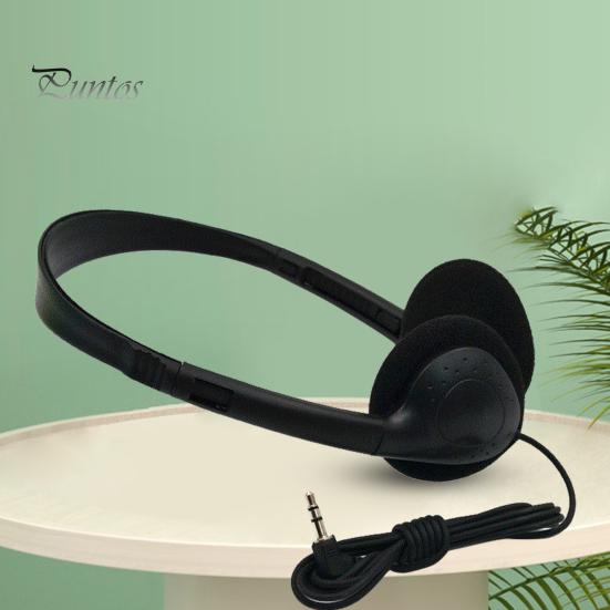 857 Wired Headset Noise Reduction Comfortable Wearing ABS 3.5mm Clear Stereo Portable Gaming Headphone for Gamer
