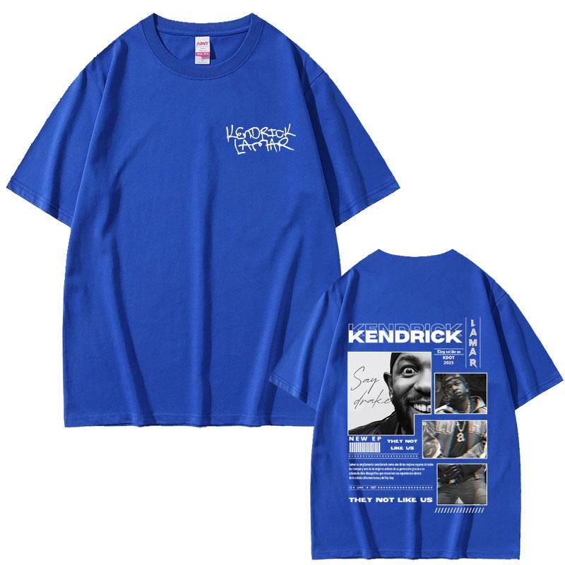 Rapper Kendrick Lamar They Not Like Us 2025 Merch Tshirt Male Vintage Casual T Shirts Unisex Women Fashion Hip Hop Cool Streetwear