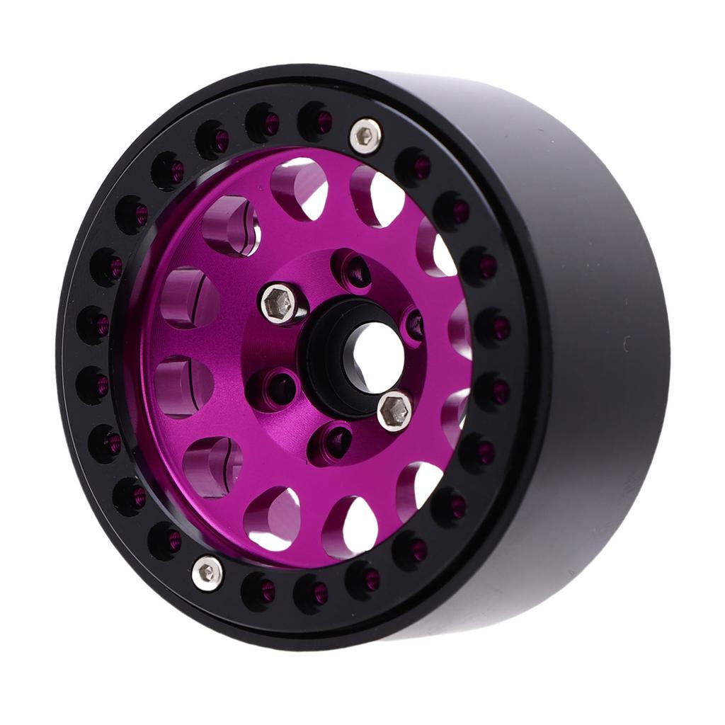 4pcs 1.9 Inch RC Wheel Hub RC Accessories Aluminum Alloy Wheel Hub for 1 10 RC Crawler Car Purple