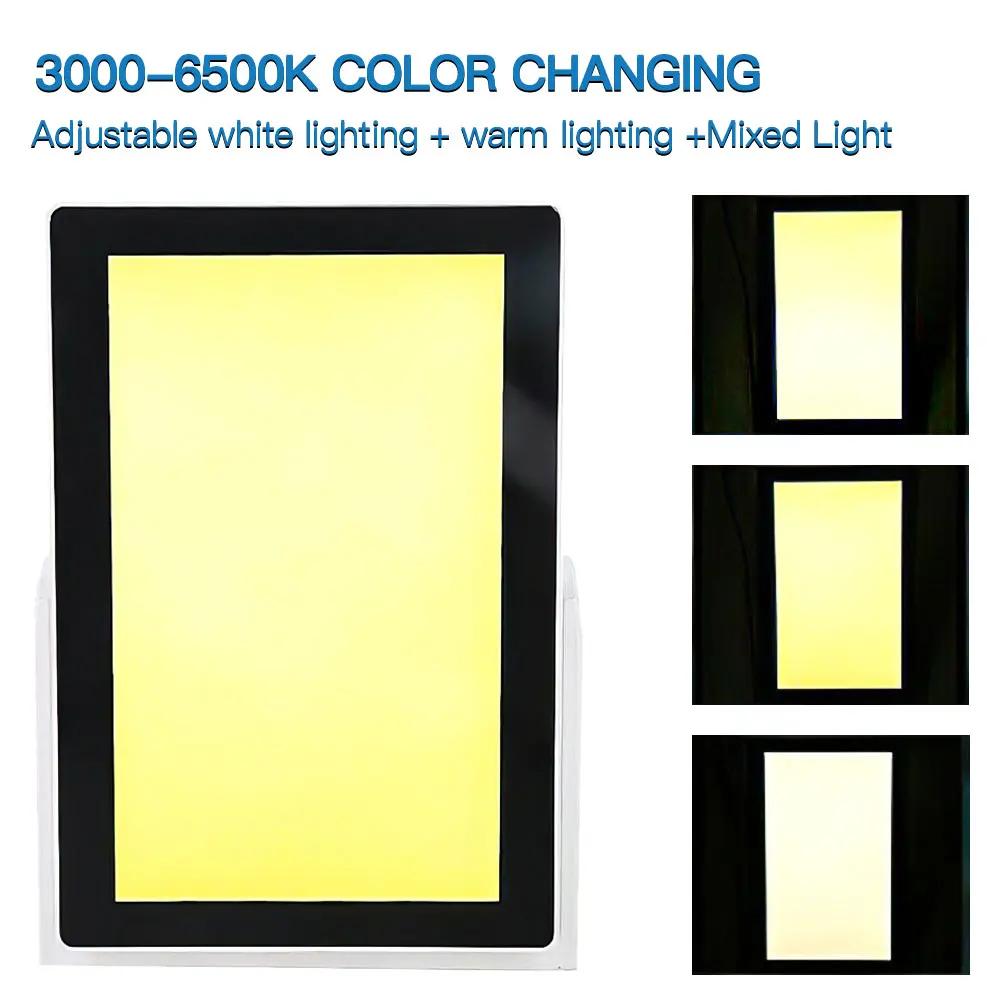 35000 Lux LED SAD Light Daylight Therapy Lamp Happy Mood Light Touch Dimmable for Winter Anti Depression LED Night Lights
