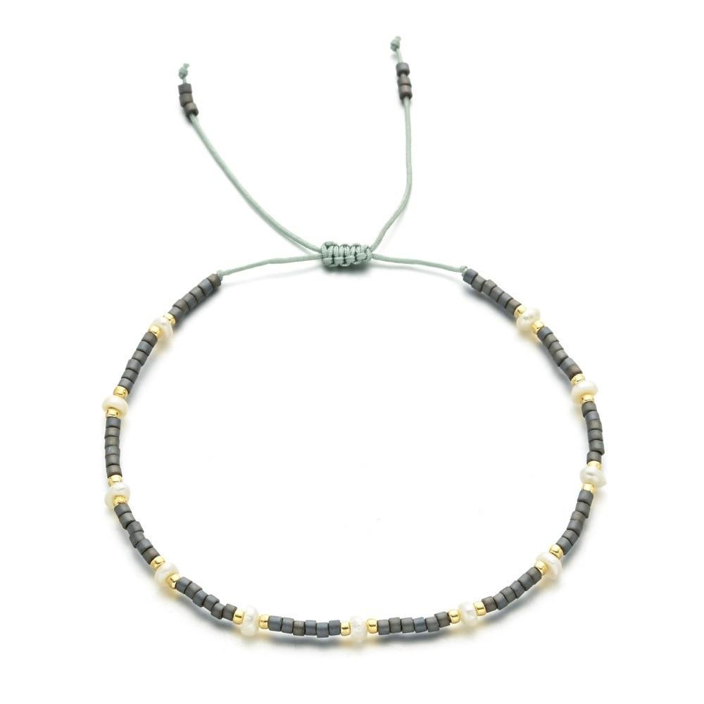 Bohemian Style Beaded Bracelet Thin Design Friendship Bracelet Hand-woven Bracelet Beach Vacation