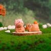 Resin Simulation Mini Capybara Cute Simulation Capybara Model Creative Capybara Figurine  for Home