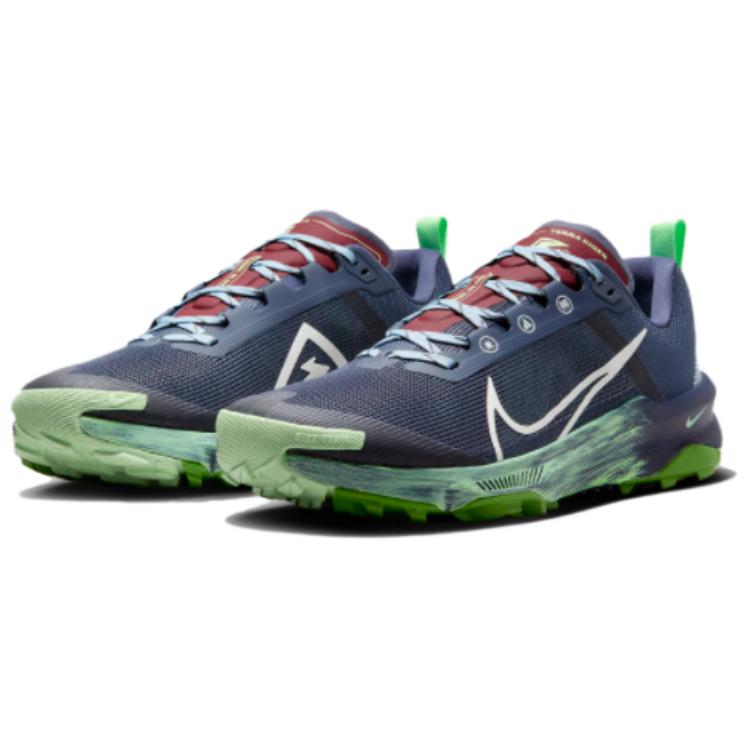 Nike React Terra Kiger 9 Thunder Blue Vapor Green Light Armory Blue Summit White мужские кроссовки DR2693-403