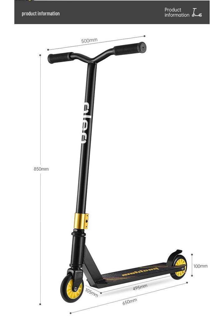Adult & Teen Street Freestyle Two-Wheeled Scooter