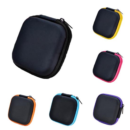Сумка для наушников Портативная застежка-молния EVA Чехол для наушников большой емкости Аксессуары для наушников