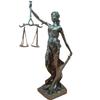 Европейская винтажная статуя Богини правосудия и равноправия Декор для дома и комнаты Декор офиса юридической фирмы