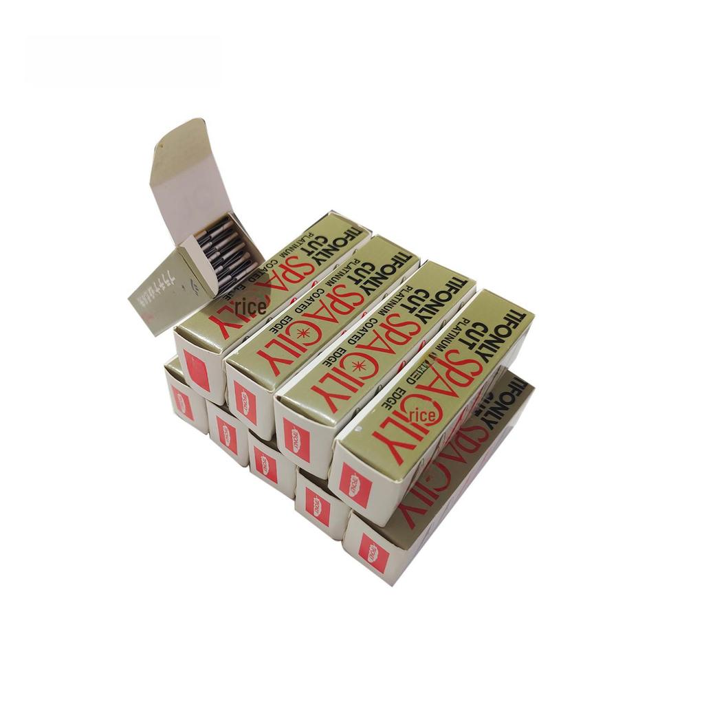 Лезвия для бровей из нержавеющей стали - 10 шт. в упаковке