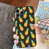 Летний Фруктовый Чехол с Ананасом для iPhone 15 12 11 13 14 16 Pro Max XS X XR Plus 6S Plus 12 Mini