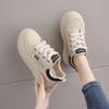 Women's Shoes New Spring Soft Bottom Comfortable Leather Platform Bread Board Shoes High-Grade Casual Sports White Shoes