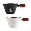 0.1 L Coffee Cup in Stainless Steel with Marking 7.7x4.7cm