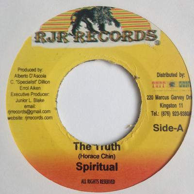 7-дюймовая пластинка SPIRITUAL - The Truth NONE RJR Records 2003 Ямайка Регги, Ска и Даб Б/У