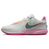 LeBron 20 Time Machine Unisex Sneakers Green Barely-Green Medium-Soft-Pink DJ5423-300