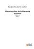 Книга Historia Critica De La Literatura Espanola : Vol.7