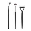 3Pcs/Set Eyelash Brush Comb Ergonomic Angle Scalloped Lashes Brush Separator Tool Portable Women Girls Eyelash Definer Mascara Applicator Brush
