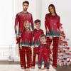 Christmas Prints Family Matching Long Sleeve Tops+Pants Set Family Matching Sets