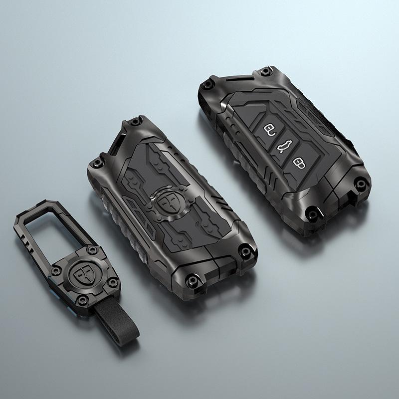 Чехол для ключей в стиле меха для Volkswagen Sagitar/Passat/Lavida - Подарок на Новый год 2024