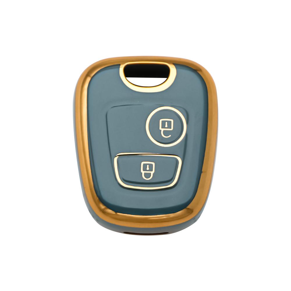 Новый чехол для дистанционного ключа из ТПУ для Peugeot 106 107 206 207 306 307 406 407 для Citroen C1 C4, защитный брелок, аксессуары