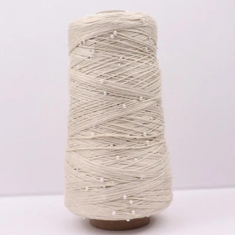 6 нитей мерсеризованного хлопка + жемчужная нить ручного плетения из чистого хлопка тонкая шерстяная нить для вязания крючком бисер своими руками ручного плетения