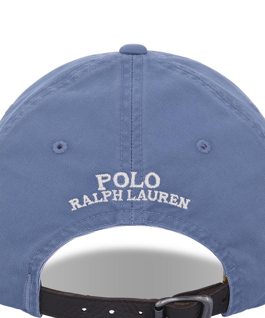 Кепка-бейсболка POLO RALPH LAUREN из эластичного хлопкового твила - Синяя