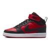 Кроссовки Court Borough Mid 2 GS Black University Red Kids белые CD7782-602
