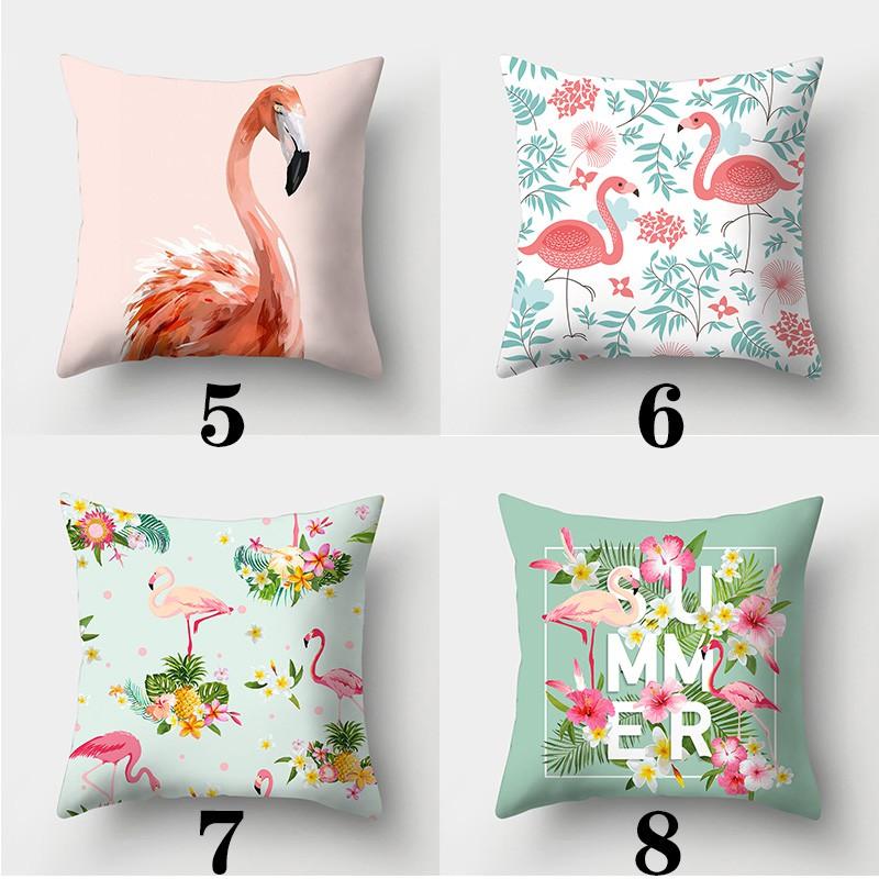 Наволочка с тропическим принтом фламинго, квадратная наволочка для дивана из персиковой кожи, наволочка для домашнего декора