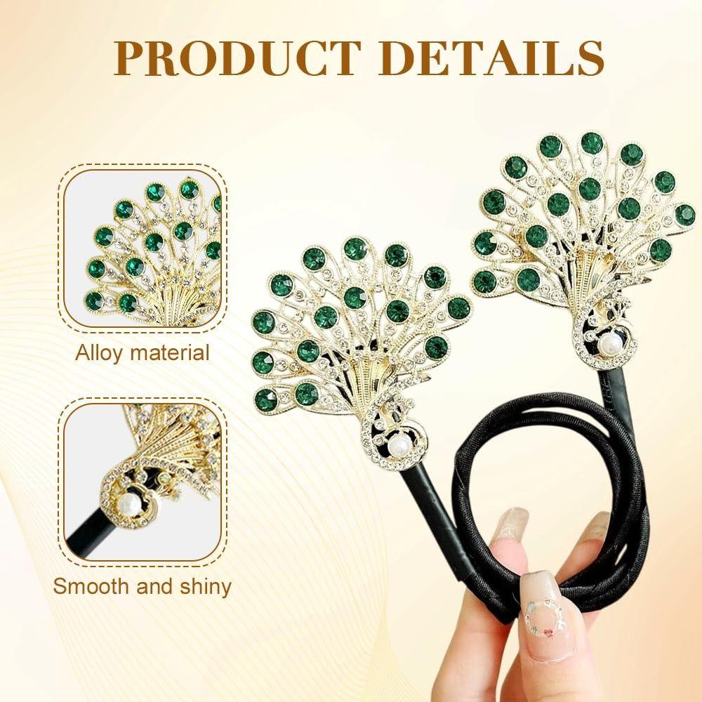 Головной убор Прическа Твист Форма павлина Твистер для волос Элегантная заколка Женщины