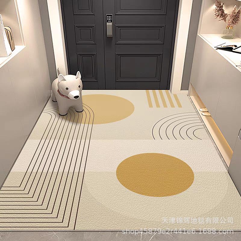 Простой входной коврик для прихожей, водонепроницаемый, маслостойкий и грязеотталкивающий, за ним легко ухаживать, не скользит и не режет ноги