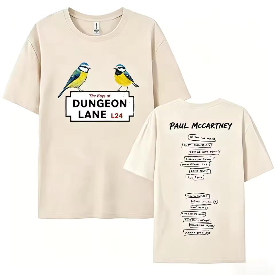 The Boys of Dungeon Lane Paul McCartney T-Shirt | 2026 New Album Tee | Unisex Cotton Short Sleeve Streetwear