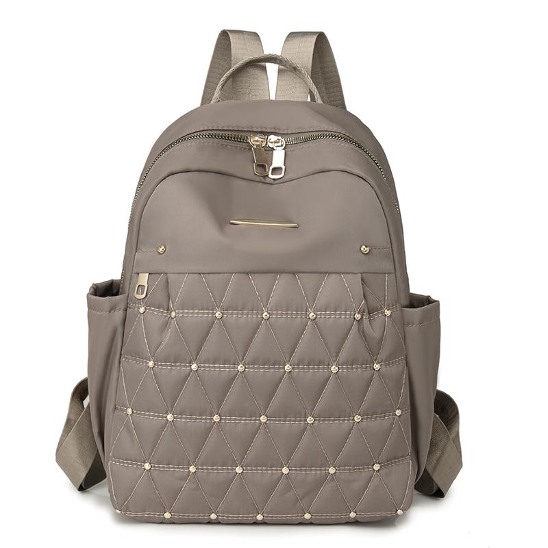 Ромбовидная вышивка рюкзак женский рюкзак большой емкости водоотталкивающий дорожный рюкзак