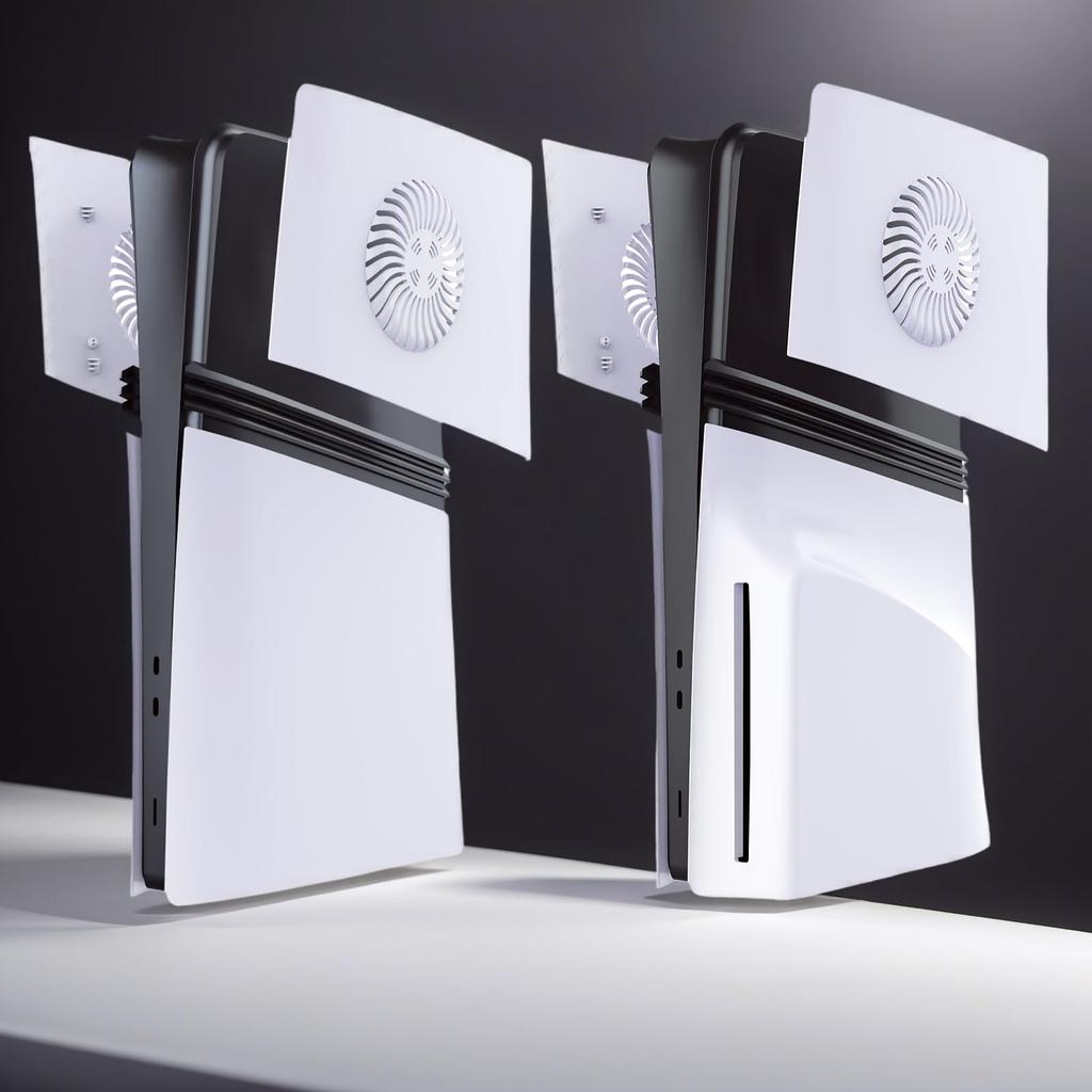 Запасной боковой корпус для PS5 Pro с вентиляционными отверстиями, верхние крышки (левая и правая), панель корпуса консоли для PlayStation 5 Pro (дисковая/цифровая версия)