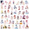 50Pcs Anime Girl Stickers Waterproof Stickers for Laptop Phone Water Bottle Computer Luggage Helmet
