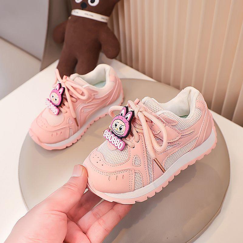 Девочки Спортивная обувь Летняя Детская Сетчатая Дышащая Обувь Папы