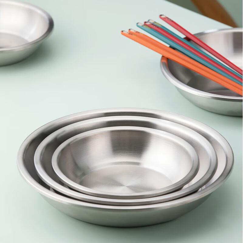 304 Stainless Steel Deep Round Plate