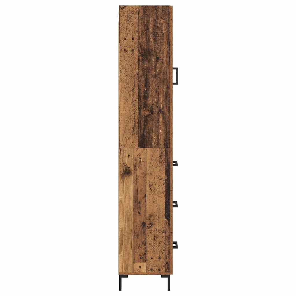 Highboard Reclaimed Wood 34.5 x 34 x 180 cm Particleboard