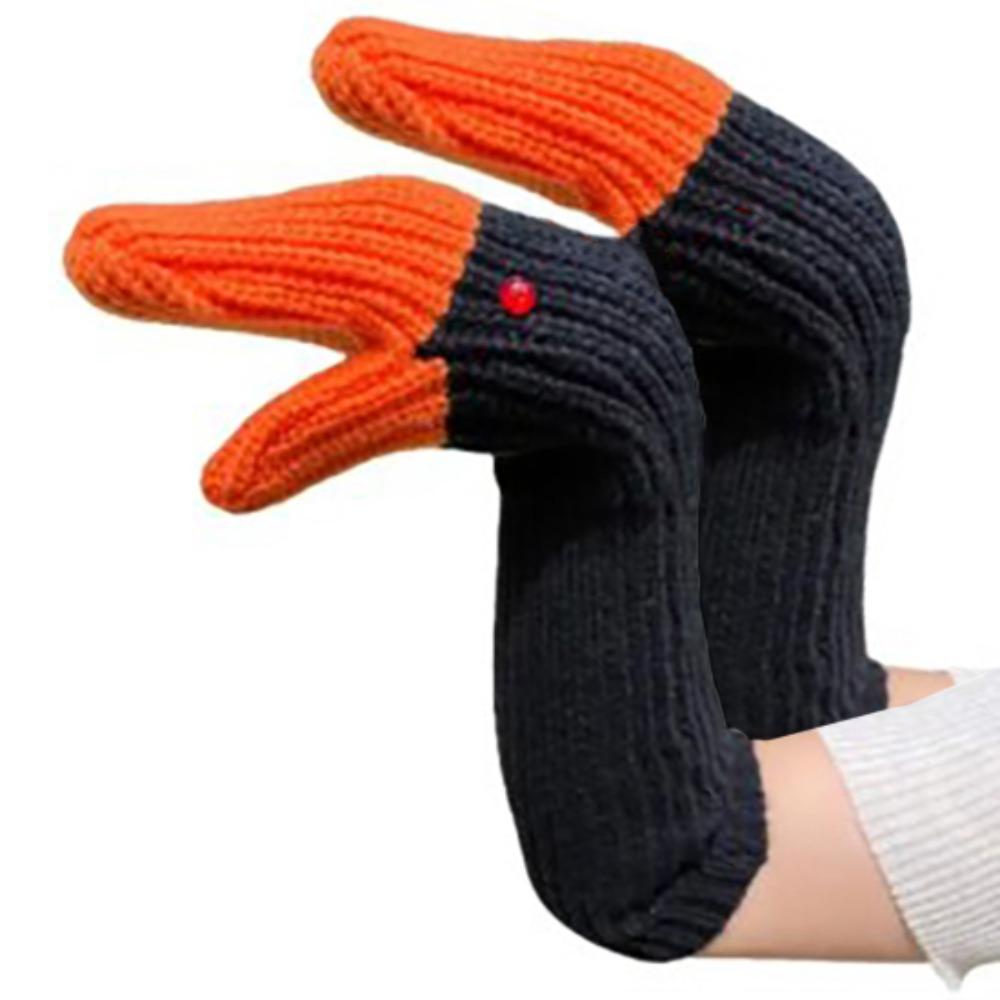 Creative Swan Gloves Long Knitted Goose Gloves Fashion   Girls