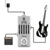 Rowin Guitar Equalizer Pedal 5-band Parametric EQ Guitar Effect Pedal Frequency Compensator ±18dB Range for Mini Size Pedal