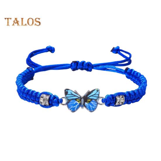 1/2/5/10 шт. Синий браслет дружбы женский регулируемый плетеный веревочный узел защита счастливый браслет дружбы