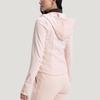 adidas Женская повседневная спортивная куртка-толстовка из софтшелла, приталенная, с капюшоном, KH2670