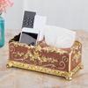 Коробка для салфеток в европейском стиле, многофункциональный чехол для салфеток с тиснением из АБС-пластика, домашний декор